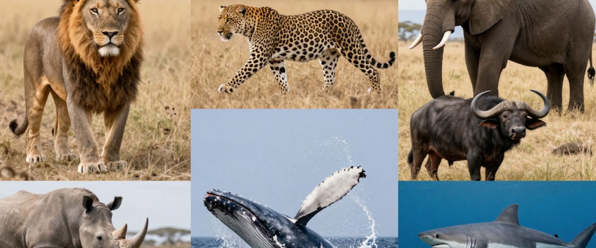 The Big 7 of Africa: Where to See Lions, Elephants, Whales & Great White Sharks
