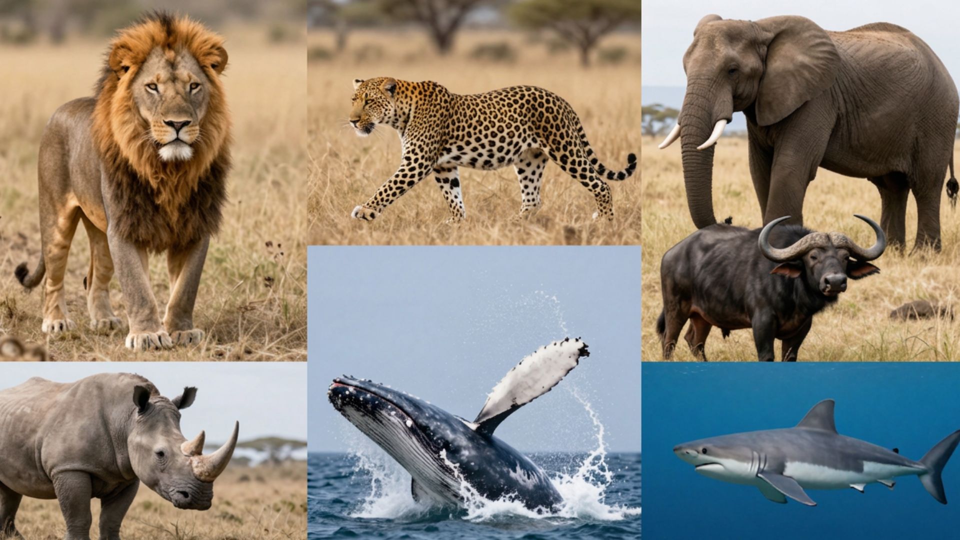 The Big 7 of Africa: Where to See Lions, Elephants, Whales & Great White Sharks